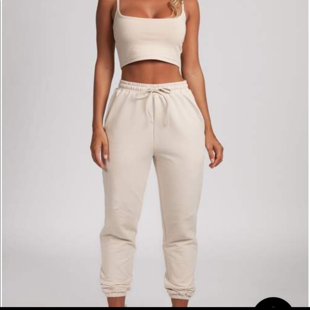 Meshki nude colored joggers